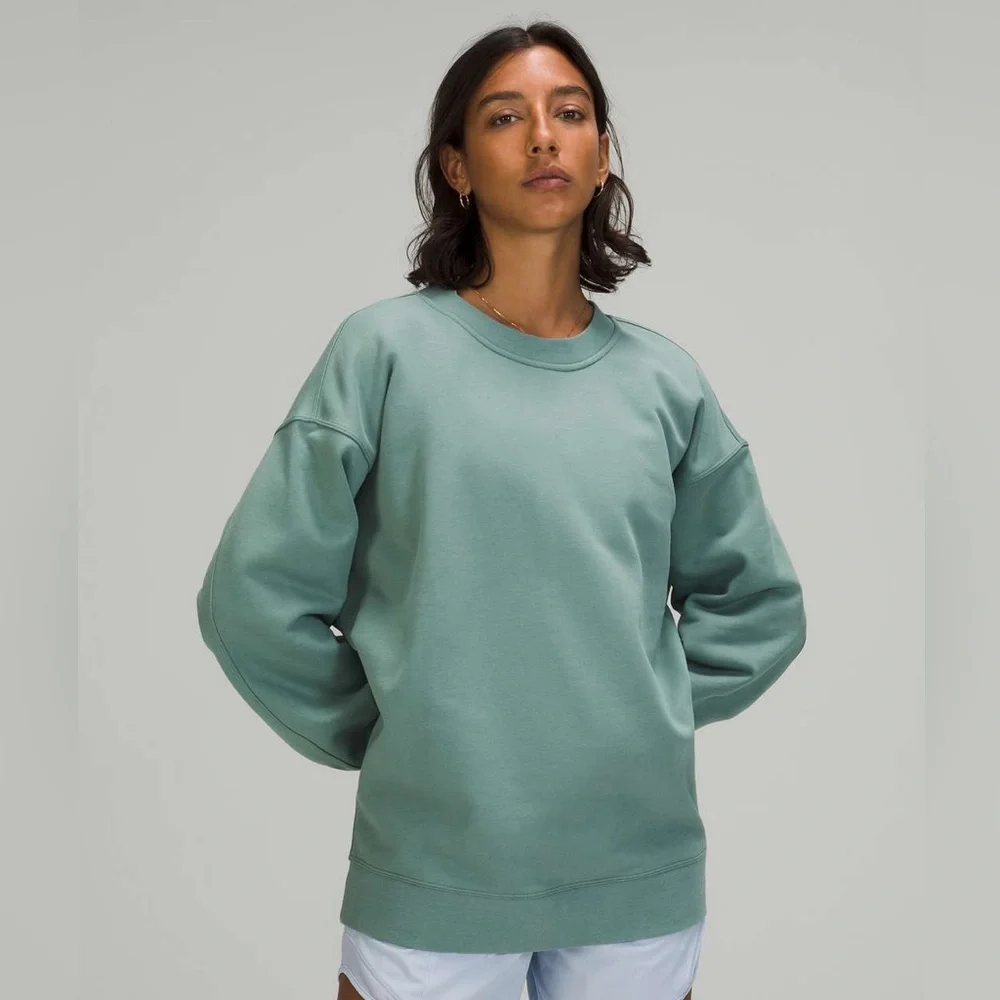 Lululemon Perfectly Oversized Crew Tidewater Teal